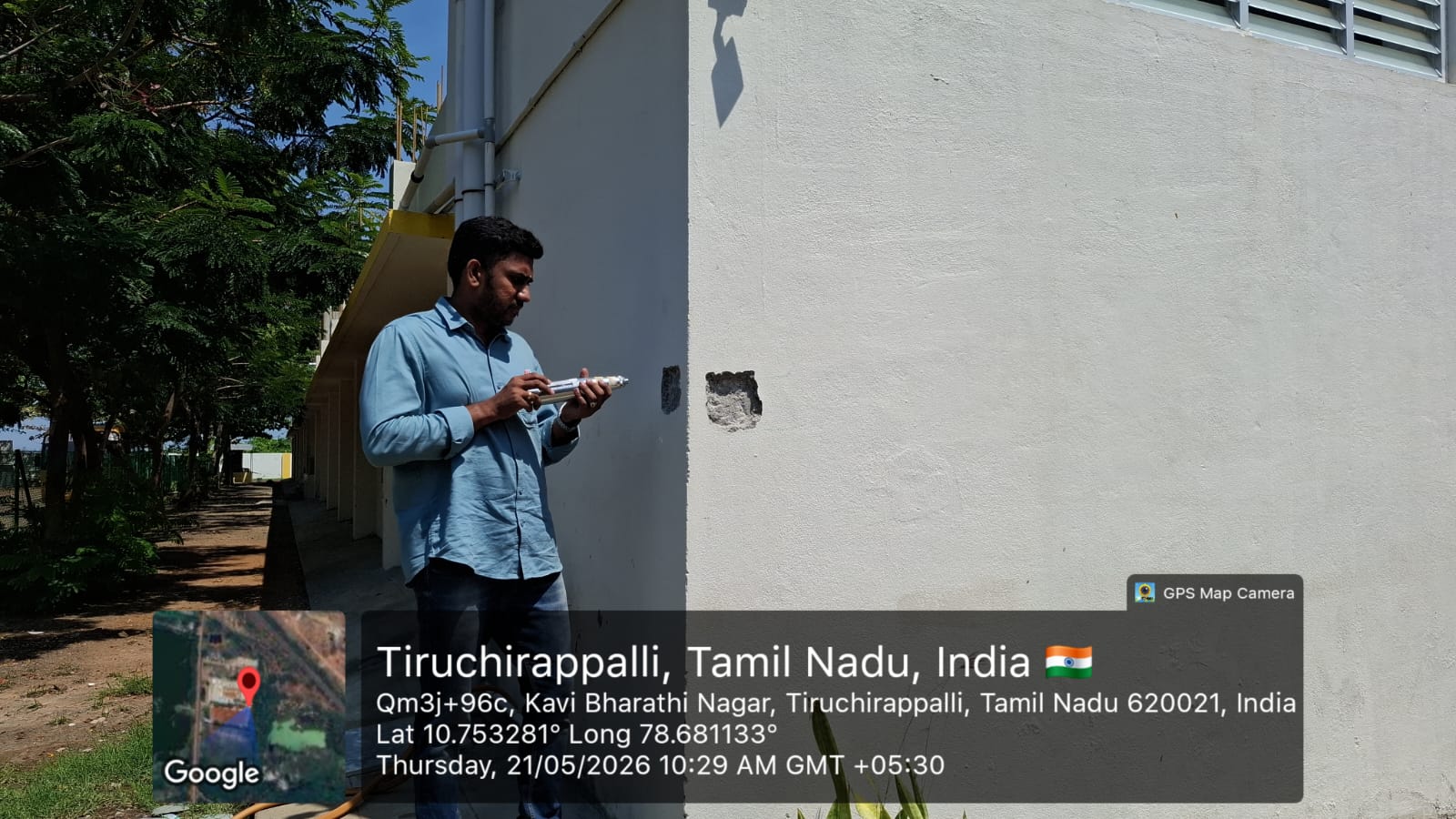 Structural Stability Assessment (NDT) – Achariya Shiksha Mandir School, Trichy, Tamilnadu