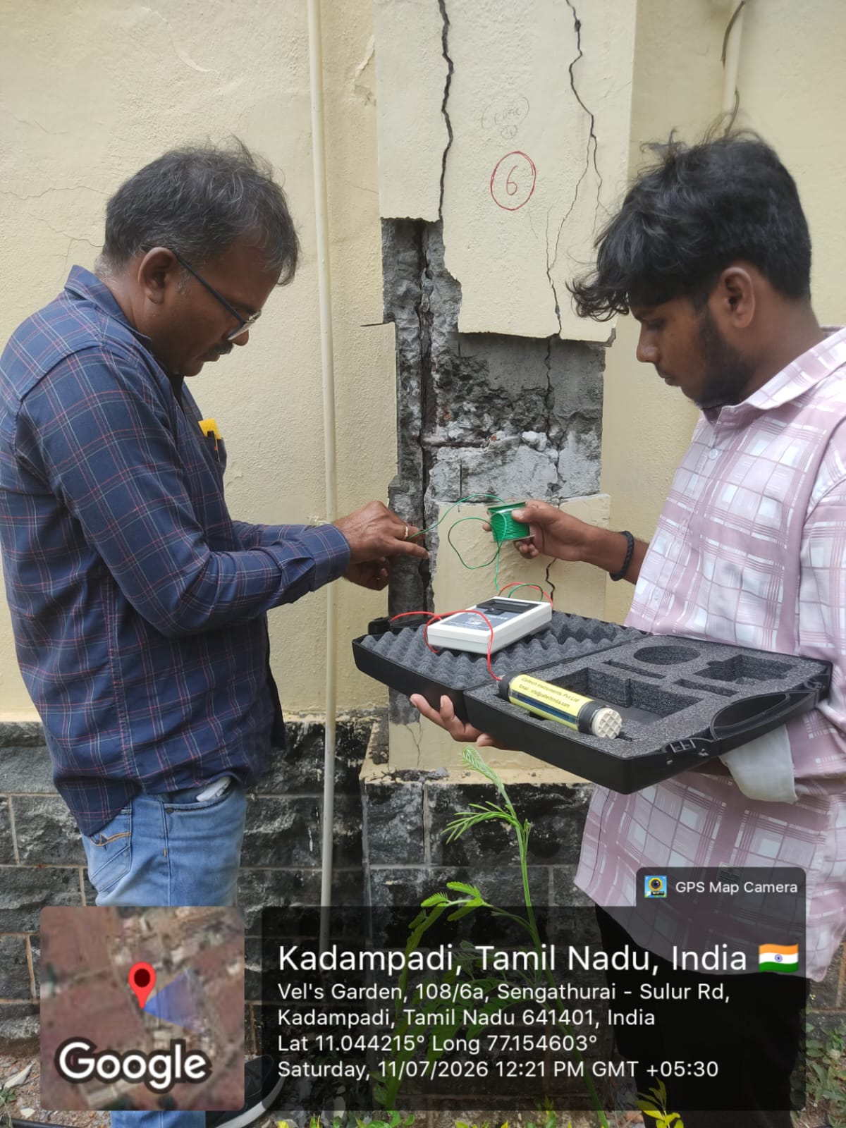 RCC Corrosion & Durability Assessment in Sulur, Coimbatore | Testoraa Labs